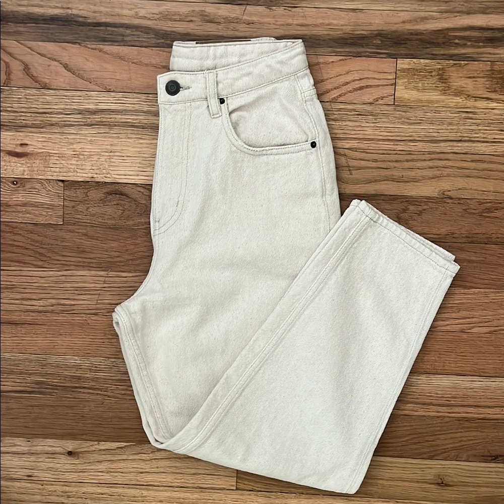 American Vintage Women's Boyfriend Jeans - Cream